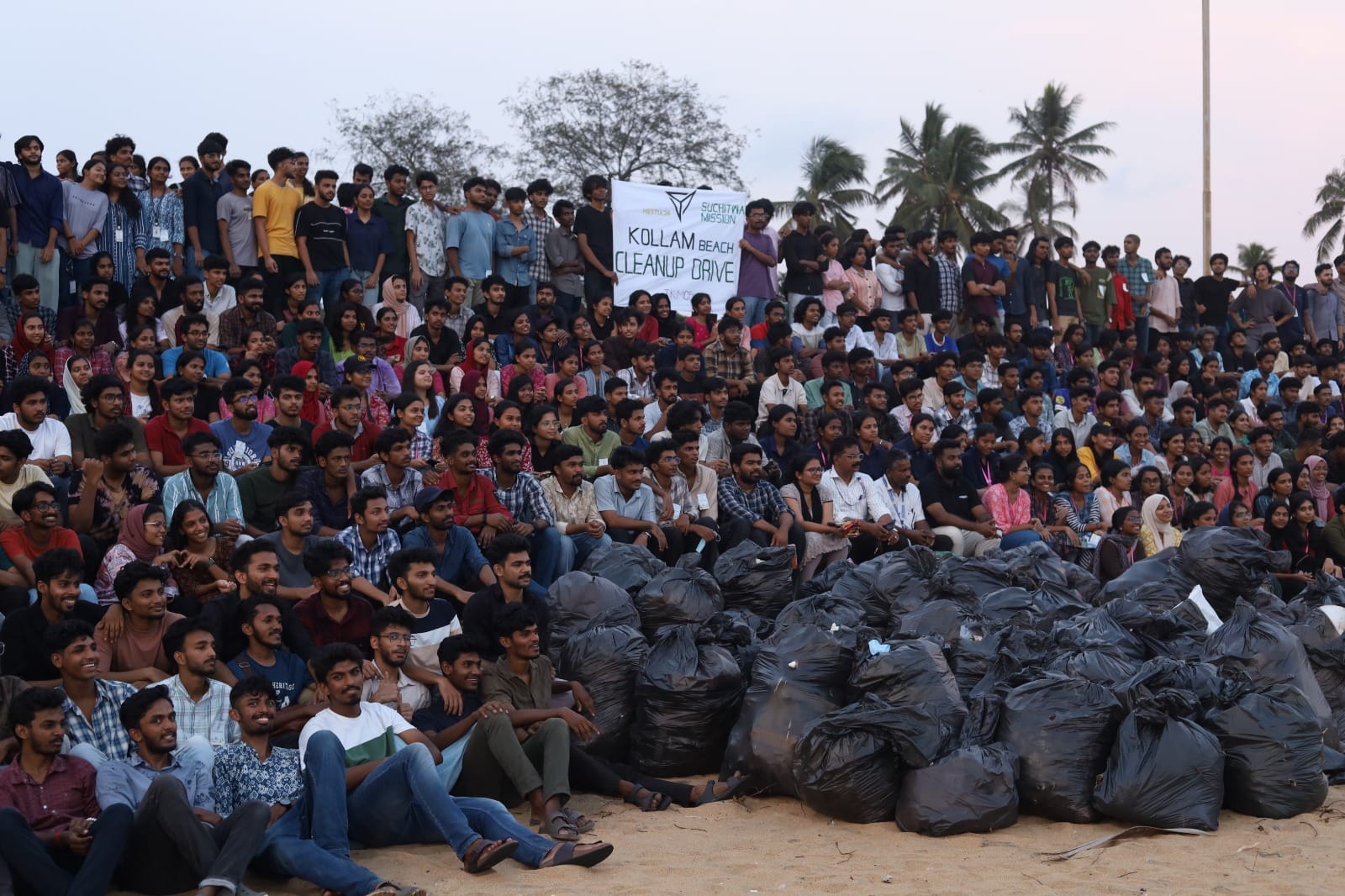 Trash Hunt cleanup scene